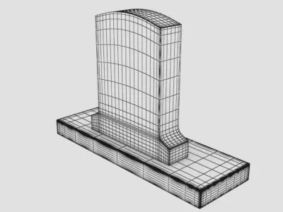 Grave 3D model