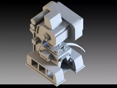 Factory Machines and Props- Industrial 3D Models Collection 3D model