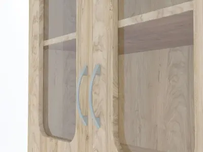 Wooden Cabinet 34 3D model