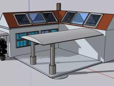 SKETCHUP HOUSE 3D model