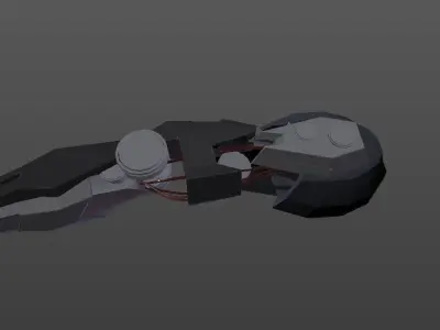 Robot Low Poly Arm Low-poly 3D model