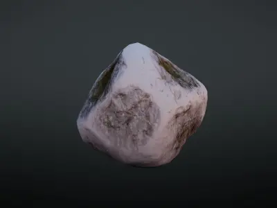 Rock low poly Low-poly 3D model