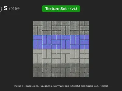 Paving Stone - small seamless textures set Texture