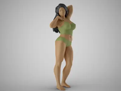 Lovely Girl 3 3D print model