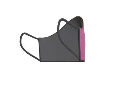 Mask v1 007 Low-poly 3D model