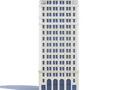 Tall Building 3D Model 3D model