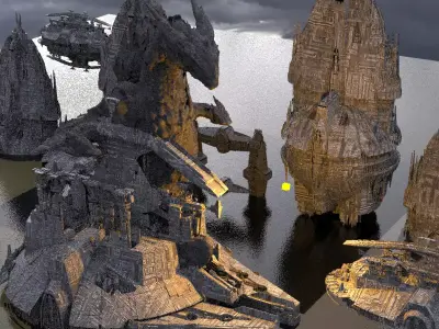 Jupiter alien Deity Collection  3D model