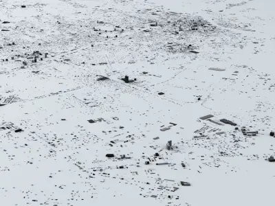 Lima Streets and Buildings 3D model