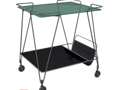 Gubi Mategot trolley 3D model