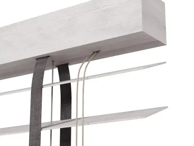 Wooden Blinds Set 37 3D model