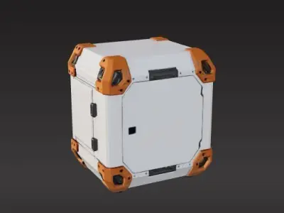 sci-fi box capsule  3D print model