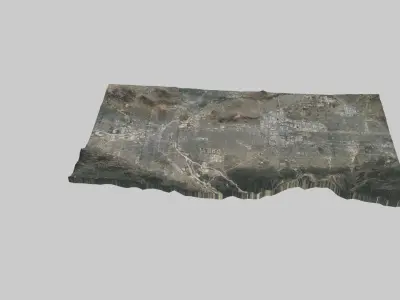 Fontana City Low-poly 3D model