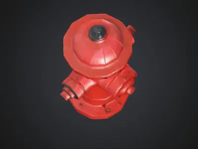 Fire hydrant 3D model 29