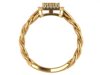 Cuban Diamond Ring 3D print model