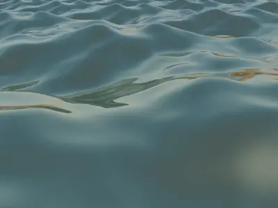 Sea Ocean Low-poly 3D model