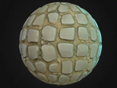 Stylized Pavement Vol 151 - Hand Painted Textures Texture