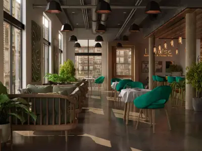 La Valse Restaurant and Coffee Shop 3D model