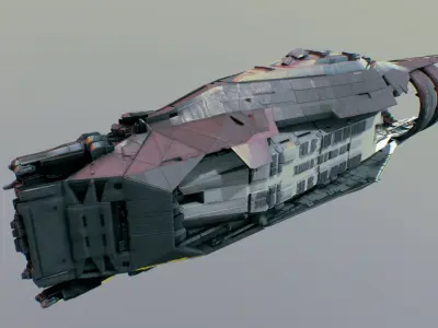 SPACESHIPS BUNDLE 01 3D model