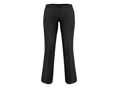 Formal Beige and Black Business Trousers Low-poly 3D model