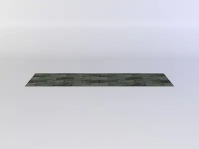 Floor platform Low-poly 3D model