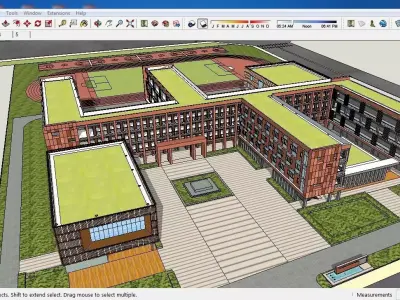 Sketchup School and University G3 3D model