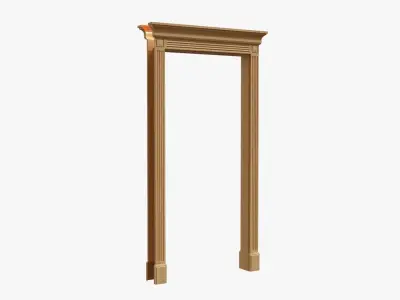 Door portal classic 02 3D model