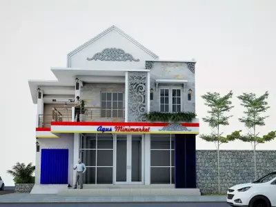 Ruko 2 tantai 3D model