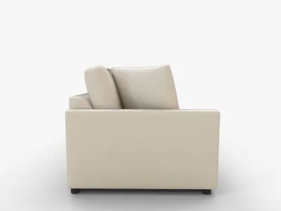 Gather Deep Apartment Sofa 3D model