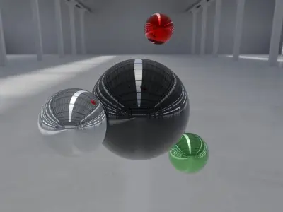 HDRI - Factory Hall Interior 5 Low-poly 3D model