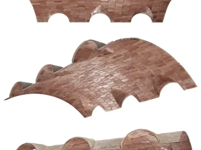 Vaulted ceiling  3D model