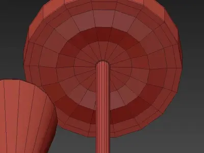 CAIRO Chandelier 3 Arm White 3D model