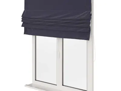 Roman curtain 3D model