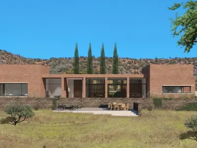 CL House Low-poly 3D model