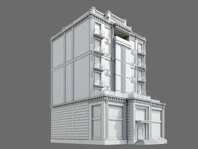Residental Building ID037 3D model