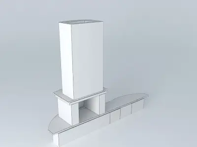 fireplace 3D model Free 3D model