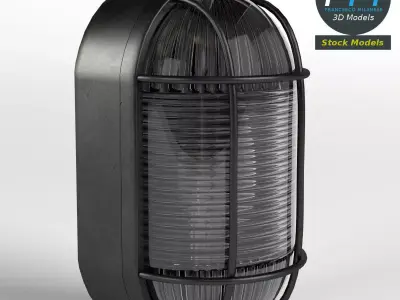 Bulkhead lamp 3D model