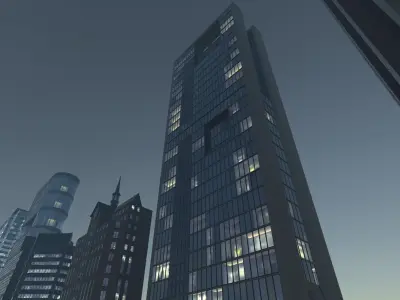 Polygon City Buildings Pack1 Low-poly 3D model
