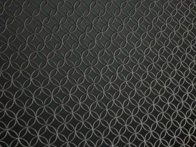 Aesthetic Overlapping Circle Iron Guard PBR Seamless Texture
