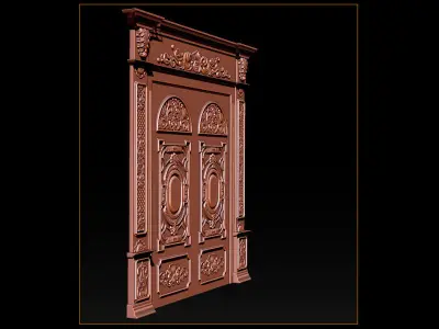 3D STL Models CNC Router - door 3D print model 3D print model