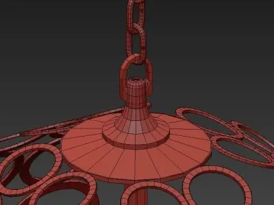 Tartufo Chandelier 3D model