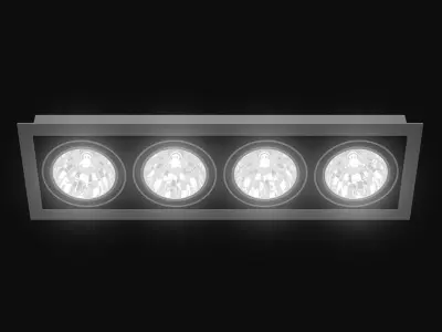 Ceiling Halogen 5 3D model