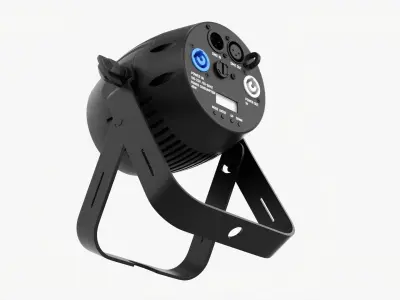 Compact LED light spot 3D model