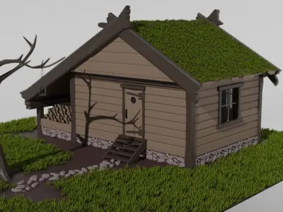 Hunter house  3D model  Free 3D model