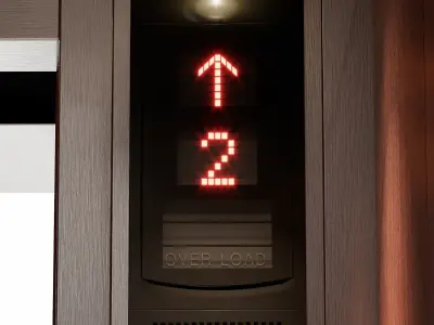 Elevator zone 3D model