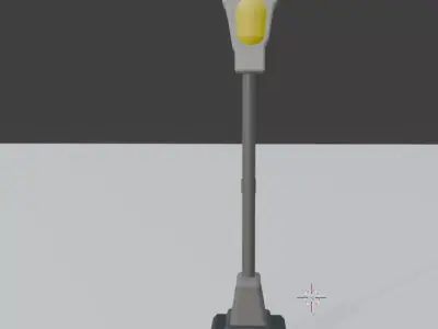 Low Poly Street Lamp - Stylized Game Ready Asset Low-poly 3D model