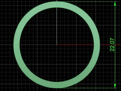 Jewelry ring 335 3D print model