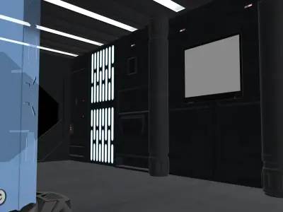 Sci-Fi Cryo Chamber 3D model