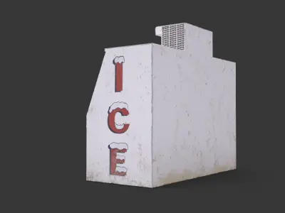 Ice Merchandiser Low-poly 3D model