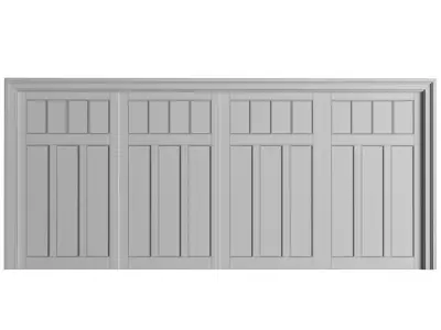Automatic Classic Modern Garage Doors  3D model