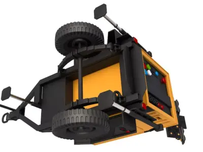 Construction Mobile Light collection 3D model